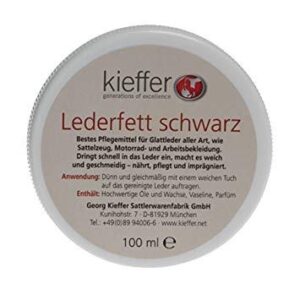 Kieffer Leather Creme Blk 100ml