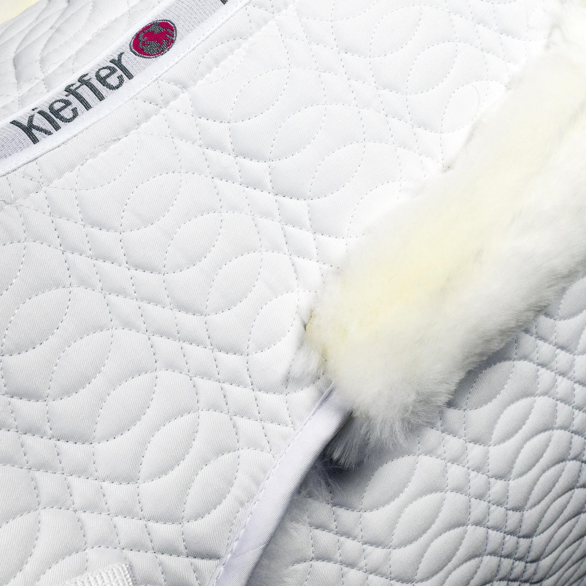 Kieffer Merino Fleece Half Pad White - Image 3