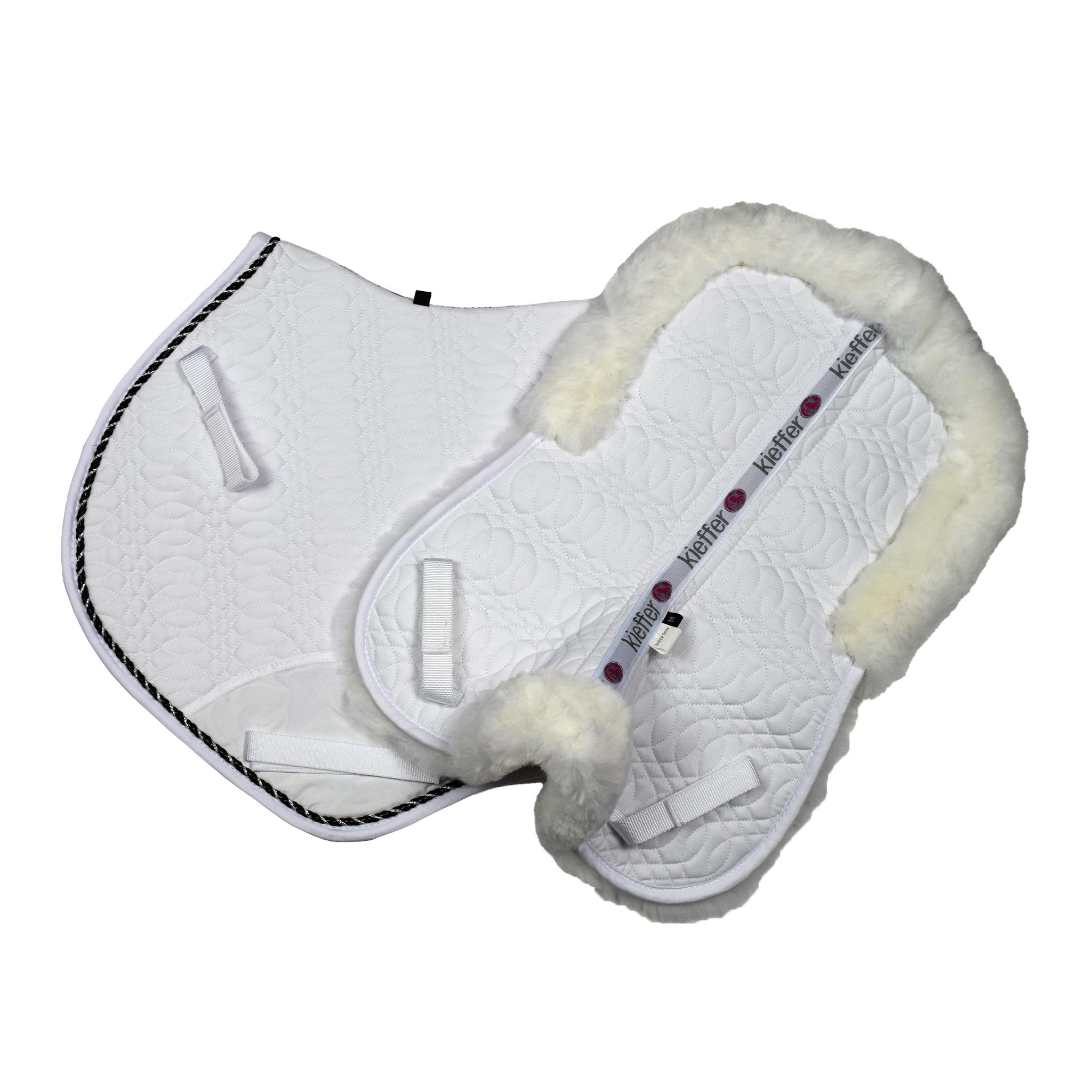 Kieffer Merino Fleece Half Pad White - Image 4